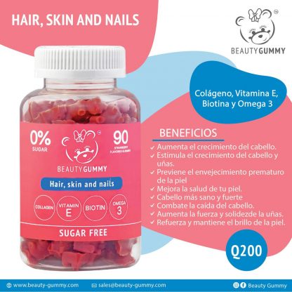Beauty Gummy Cabello, Piel y Uñas - Imagen 2